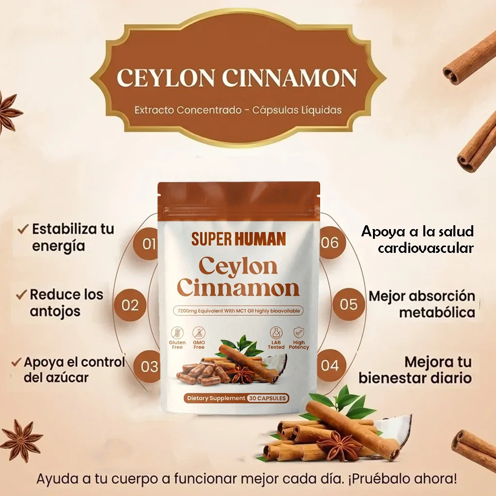 Ceylon Cinnamon - Control Natural de Azúcar en la Sangre