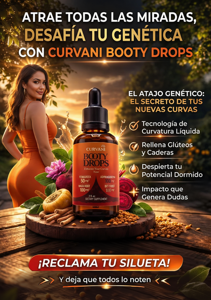 Booty Drops - Potenciador Natural para Gluteos