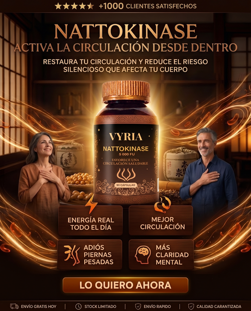 NATTOKINASE – Mejora tu Circulación Arterial Desde Adentro