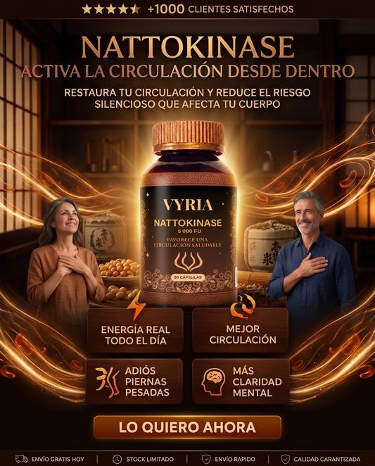 NATTOKINASE – Mejora tu Circulación Arterial Desde Adentro