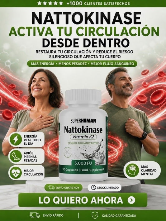 NATTOKINASE – Mejora tu Circulación Arterial Desde Adentro