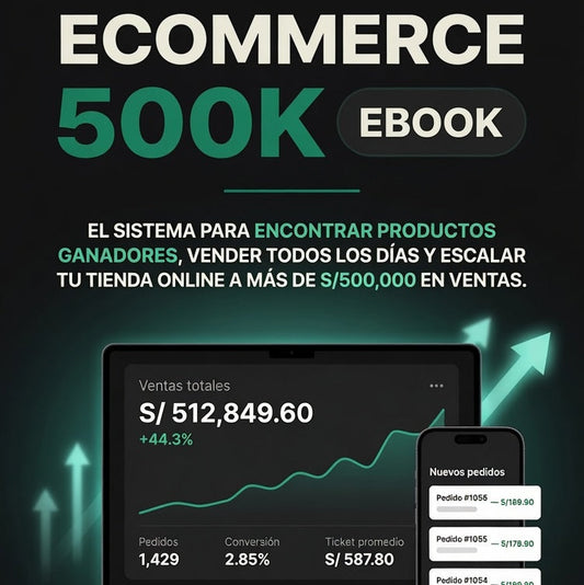 Ecommerce 500K EBOOK - El Sistema Para Encontrar Productos Ganadores