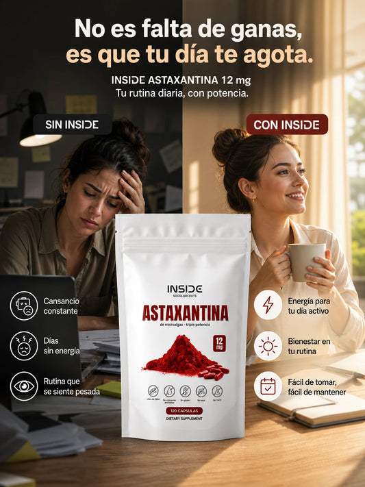 Astaxantina Antioxidante de Alta Potencia 120 Capsulas