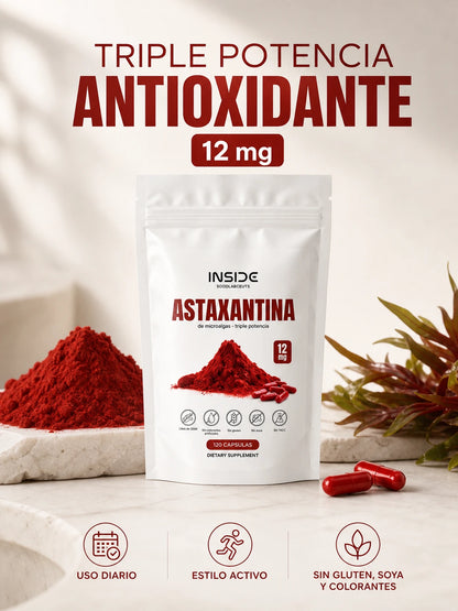Astaxantina Antioxidante de Alta Potencia 120 Capsulas