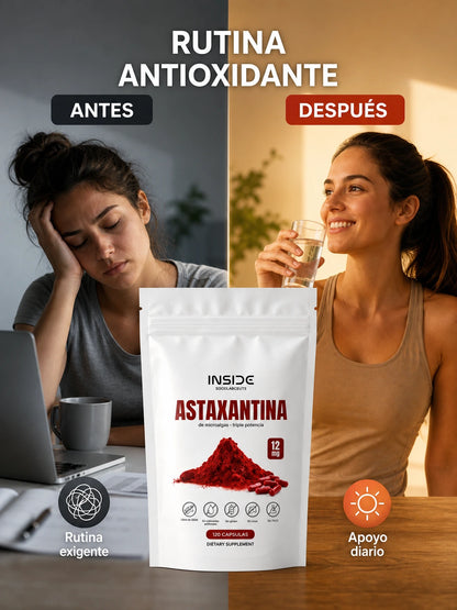 Astaxantina Antioxidante de Alta Potencia 120 Capsulas