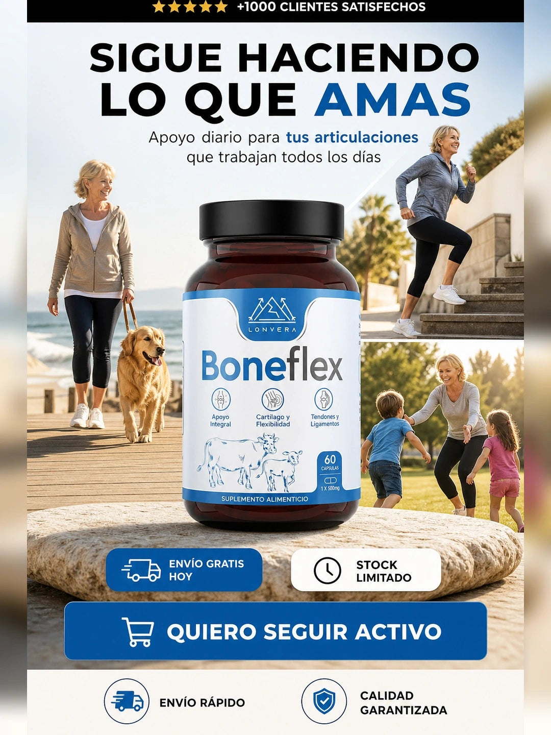 Boneflex - Fórmula natural para aliviar la inflamación de las articulaciones