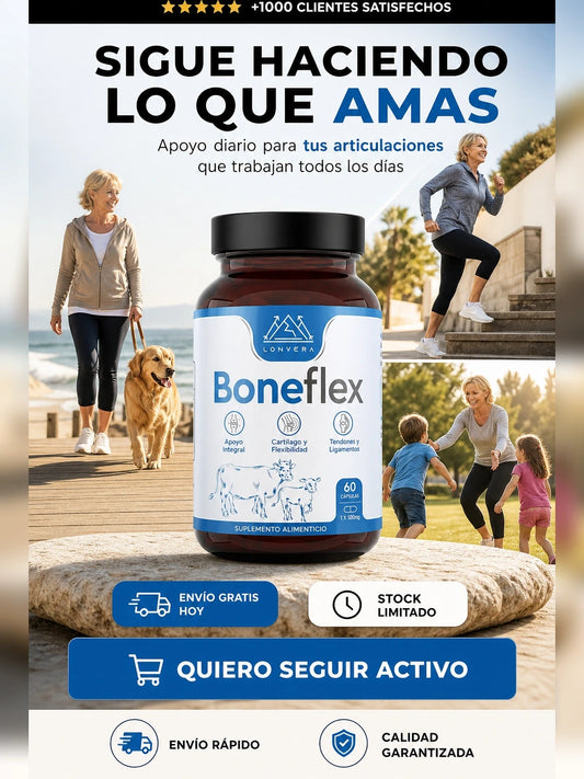 Boneflex - Fórmula natural para aliviar la inflamación de las articulaciones
