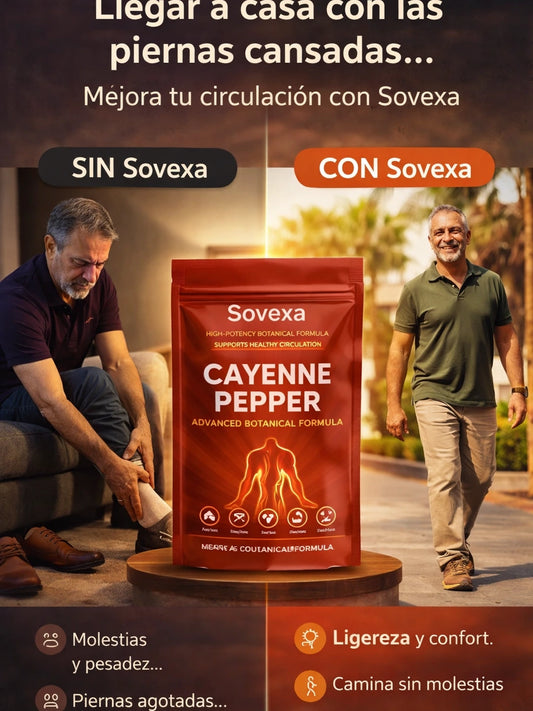 Cayenne Pepper - Fórmula botánica de alta potencia / Apoya una circulación saludable